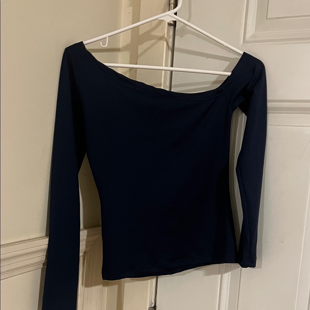 SHEIN Navy Long Sleeve Top